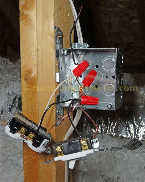 attic junction box split pedant lights|attic electrical junction box rules.